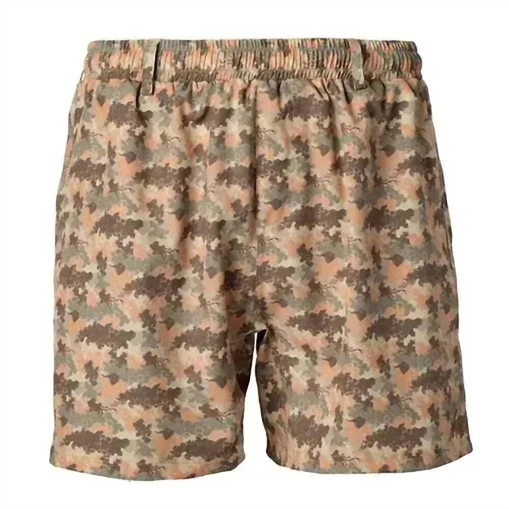 NEW FIELDSTONE men's outland edge performance shorts in camouflage